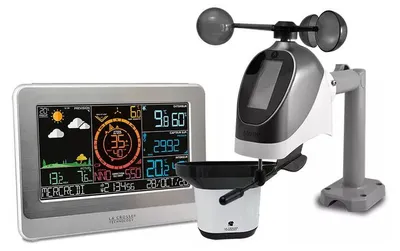 Image de Station météo professionnelle blanc/gris - La Crosse Technology - WS6869-WHI-MEG -