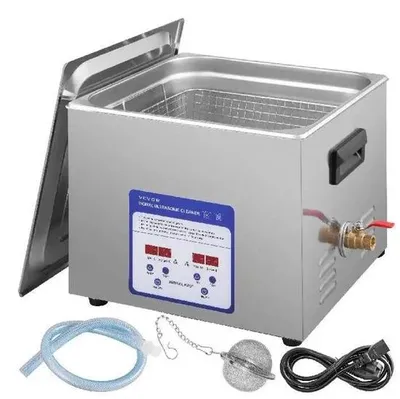 Productafbeelding van Famanu ultrasoon reiniger - Draagbaar - Reinigingsapparaat voor sieraden en brillen - 316 roestvrij staal - 30 liter