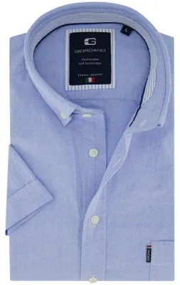Produktbild von Giordano Button-Down-Kragen Hemd hellblau