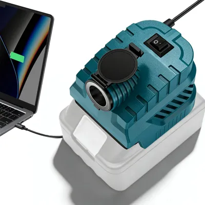 Obrázok produktu pre Menič napätia 18 V na 12 V, prenosný adaptér na dobitie batérie