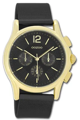 Zdjęcie produktu dla Zegarek damski Oozoo, czarny, metalowy bransoleta, mechanizm kwarcowy, wskazówki analogowe, model D3UOC9109A