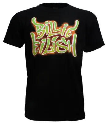 Produktbild von Billie Eilish Neon-Graffiti-T-Shirt - L