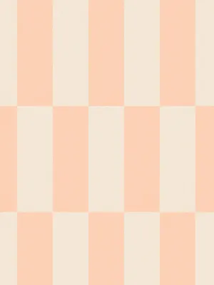 Produktbild von Vliestapete mit grafischen Rechteck-Muster – Creme, Rosa