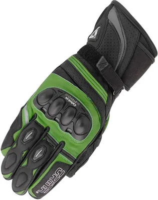 Immagine prodotto di Guanti da moto Orina Splash, nero/verde, 7 (S)