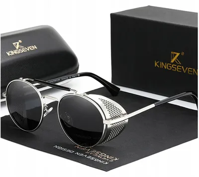 Produktbild von KINGSEVEN N7550 Steampunk Lennon Style Sonnenbrille UV400