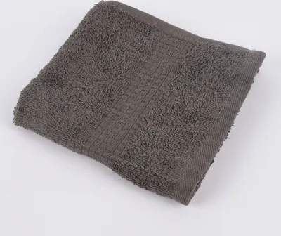 Produktbild von Qualitätsfrottee Handtuch 100% Baumwolle 500g/qm anthrazit grau Größe  Gästetuch 30 x 50 cm