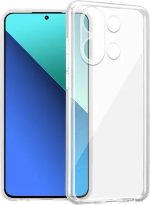 Produktbild von Cadorabo Hülle für Redmi Note 13 4G in VOLL TRANSPARENT Schutzhülle aus flexiblem TPU Silikon Back Case Cover Etui Handy Hülle