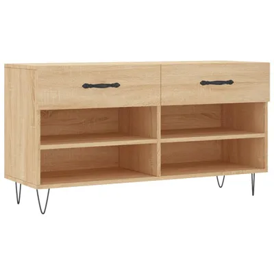 Produktbild von Schuhbank Sonoma-Eiche 102x35x55 cm Holzwerkstoff