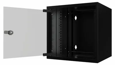 Imagen del producto de LOGON RSM09U30MNBL, Estantería de pared, con cerradura, color negro