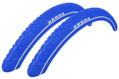 Produktbild von 2x Kenda Khan 28 Zoll Reifen 40-622 K-935 Reflex Blau