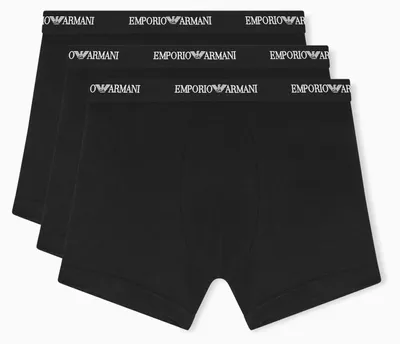 Produktbild von EMPORIO ARMANI Herren-Boxershorts, Schwarz/Schwarz/Schwarz, XL