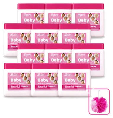 Imagen del producto de 12 unidades de Vaselina para bebés Lala, hidratante, 368g, pack ahorro