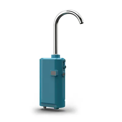 Produktbild von Tragbarer intelligenter Sauerstoffpumpensensor zum Angeln, automatisches Wassersauggerät zum Angeln, Wassersauggerät mit LED-Beleuchtung,Blau