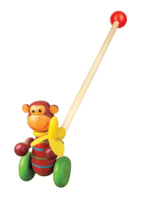Produktbild von Lauflernhilfe aus Holz Affe, fördert Motorik und Gleichgewicht, für Kinder ab 1 Jahr