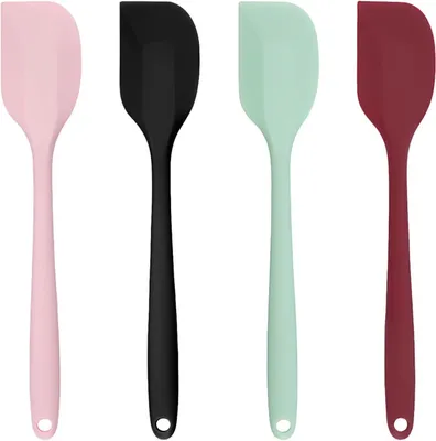 Produktbild von Silikonspatel 21 cm, 4 Stück, hitzebeständig, für Küche