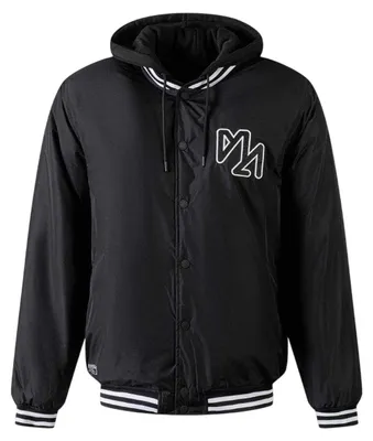 Productafbeelding van Minoti - Collegejas (Amerikaanse college-stijl) voor heren, afneembaar, model GT56284 (XL) (zwart)