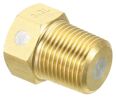 Messing Schmelzstecker 3/8" BSPT 76°C für Kühlsystem