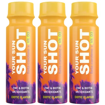 Obrázek produktu pro Váš Sun Shot Vit. D3 Drinki Do Opalania x3szt