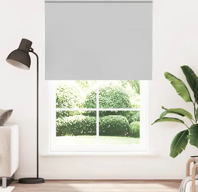 Produktbild von "2026 Promotion" Verdunkelungsrollo - Balkonrollo Sichtschutz - Hellgrau 150x230cm Stoffbreite 146,6cm - Rollos CC23856