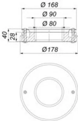 Produktbild von Brandschutzelement DN 70