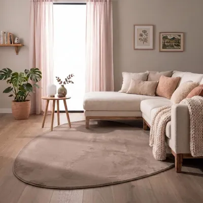 Produktbild von Volero - Flauschiger Teppich - Cozy Pebble Taupe - 160x230cm - Wohnzimmer, Schlafzimmer, Jugendzimmer - Modern, Skandinavisch