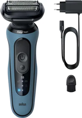 Productafbeelding van Braun Series 5, model 52-A1000S, elektrische scheerapparaat met scheerfolie, blauw
