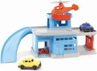 Produktbild von GREENTOYS - Parkgarage mit Hubschrauber und 2 Autos