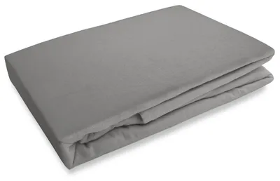 Obrázek produktu pro Napínací prostěradlo, flanelové napínací prostěradlo, hřejivé 180x200, šedé
