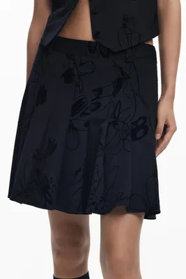 Immagine prodotto di Desigual Damen Kurzer Rock Schwarz