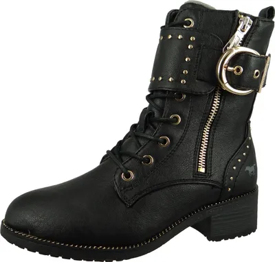 Produktbild von Mustang Damen Sportliche Stiefelette 1402506 Schwarz