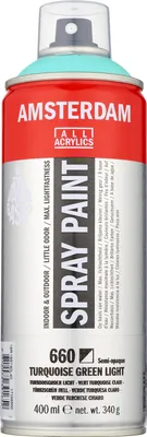 Produktbild von Amsterdam Sprühfarbe Spraydose hochpigmentiert 400 ml Türkisgrün Hell 660