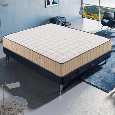 Zdjęcie produktu dla Materac 135 x 200 cm, wysokość 26 cm, materac sprężynowy kieszeniowy, H3, ergonomiczny, 5 stref