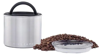 Produktbild von Luftdichte Kaffeebehälter aus Edelstahl für die Frische von Lebensmitteln