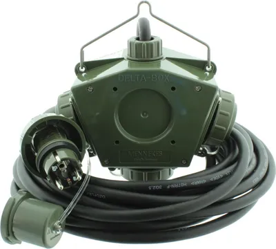 Produktbild von Stromverteiler KALLE Aquasafe Delta-Box SCHUKO IP68 BUND 50 Meter