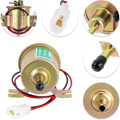 Produktbild von Elektrische Kraftstoffpumpe, Universal 12V HEP-02A Dieselpumpe, Elektrische Benzinpumpe, Hochleistungs-Druck-Dieselpumpe, Niederdruck Electric Fuel Pump, Auto Kraftstoffpumpe Universelle
