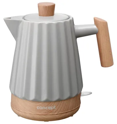 Productafbeelding van CONCEPT RK0091 Keramische waterkoker 1,5 l Lichtgrijs
