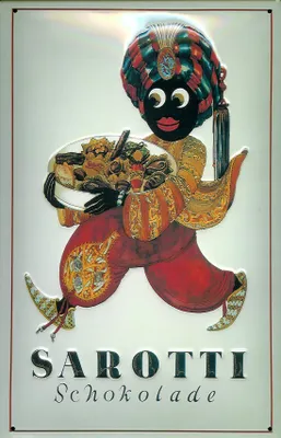 Produktbild von Blechschild Sarotti  Schokolade Pralinen Werbeschild retro Schild