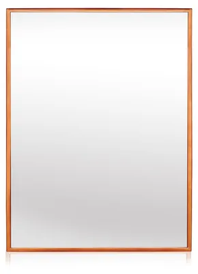 Image de Casa Chic Croxley Miroir mural avec cadre métallique rectangulaire 90 x 60 cm