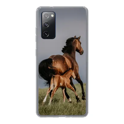 Produktbild von MuchoWow® Handyhülle Schutzhülle Hülle für Samsung Galaxy S20 FE Tiere - Pferde - Fohlen Silikon Softcase Handy Hülle - Abdeckung