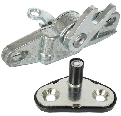 Immagine prodotto di Renault Master II 1998 - Serratura + catenaccio, chiusura superiore, porta scorrevole destra, in 2 pezzi, set