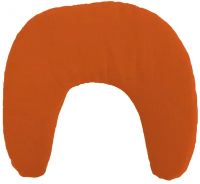 Produktbild von GIRAFFENLAND Kirschkern Nackenhörnchen orange 30x33 - Kirschkernkissen - Nackenkissen - Wärmekissen für Nacken