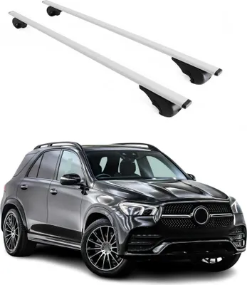 Produktbild von Dachträger Grundtäger für Mercedes GLE C167 2018-2025 75kg Metall Silber 2 tlg