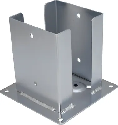 Produktbild von GRUNDLINE Stützenfuß Pfostenträger Pfostenanker - Feuerverzinkt - PSPD 152x220x200