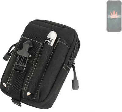 Produktbild von K-S-Trade Gürtel Tasche kompatibel mit iiiF150 Air1 Gürteltasche Holster Schutz Hülle Handy Hülle Smartphone outdoor Handy-Hülle schwarz