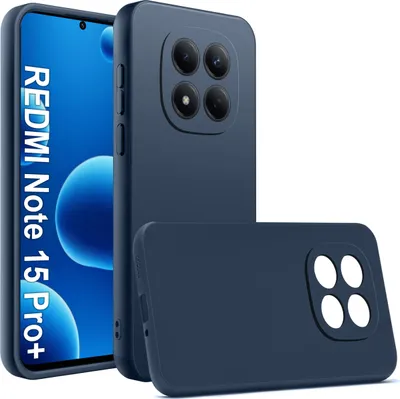 Produktbild von Mattes Silikon-Slim-Etui für Xiaomi Redmi Note 15 Pro+ Plus 5G