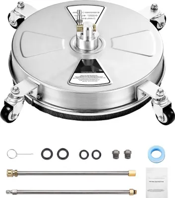 Produktbild von Hochdruckreiniger Oberflächenreiniger 430mm - 4 Räder Edelstahl - Hochleistungs 4000PSI
