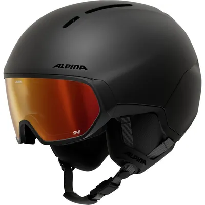 Produktbild von Alpina Sports Unisex Ski- & Snowboardhelm Vizzard QV Schwarz 59-63
