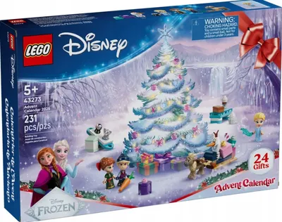 Productafbeelding van LEGO | Disney Frozen Adventskalender 2025. Speelgoed voor kinderen - Creatieve speelset - Bouwset met de figuren Elsa, Anna, Olaf, Kristoff en Sven - Cadeau voor meisjes en jongens vanaf 5 jaar - 43273