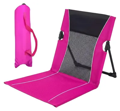 Produktbild von Stabiler, zusammenklappbarer Gartenstuhl mit Aufbewahrungstasche