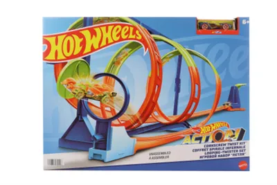 Produktbild von Hot Wheels Action HMX41, Fahrzeug- & Schienen-Set, 6 Jahr(e), Kunststoff, Mehrfarbig